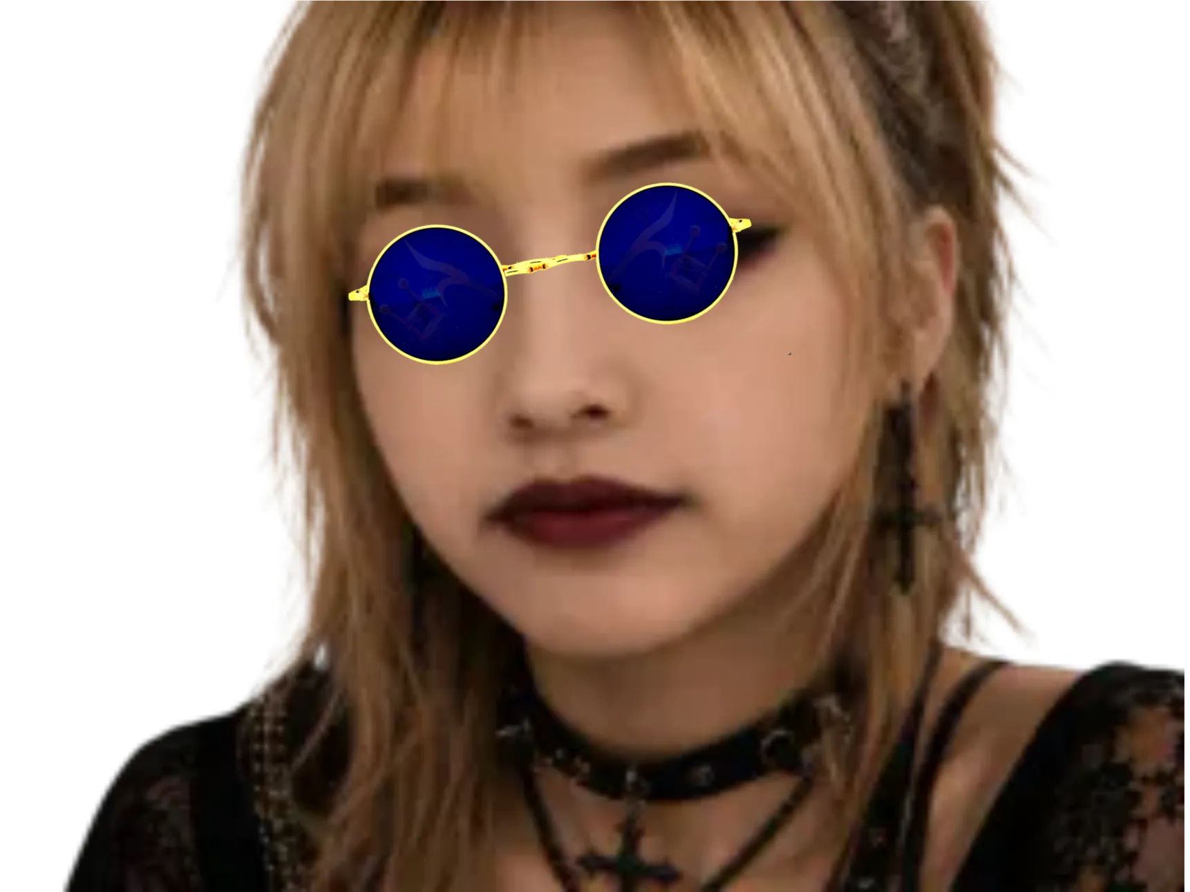 Sticker sperm2kj lunettes lisa goth par Sperm2kj