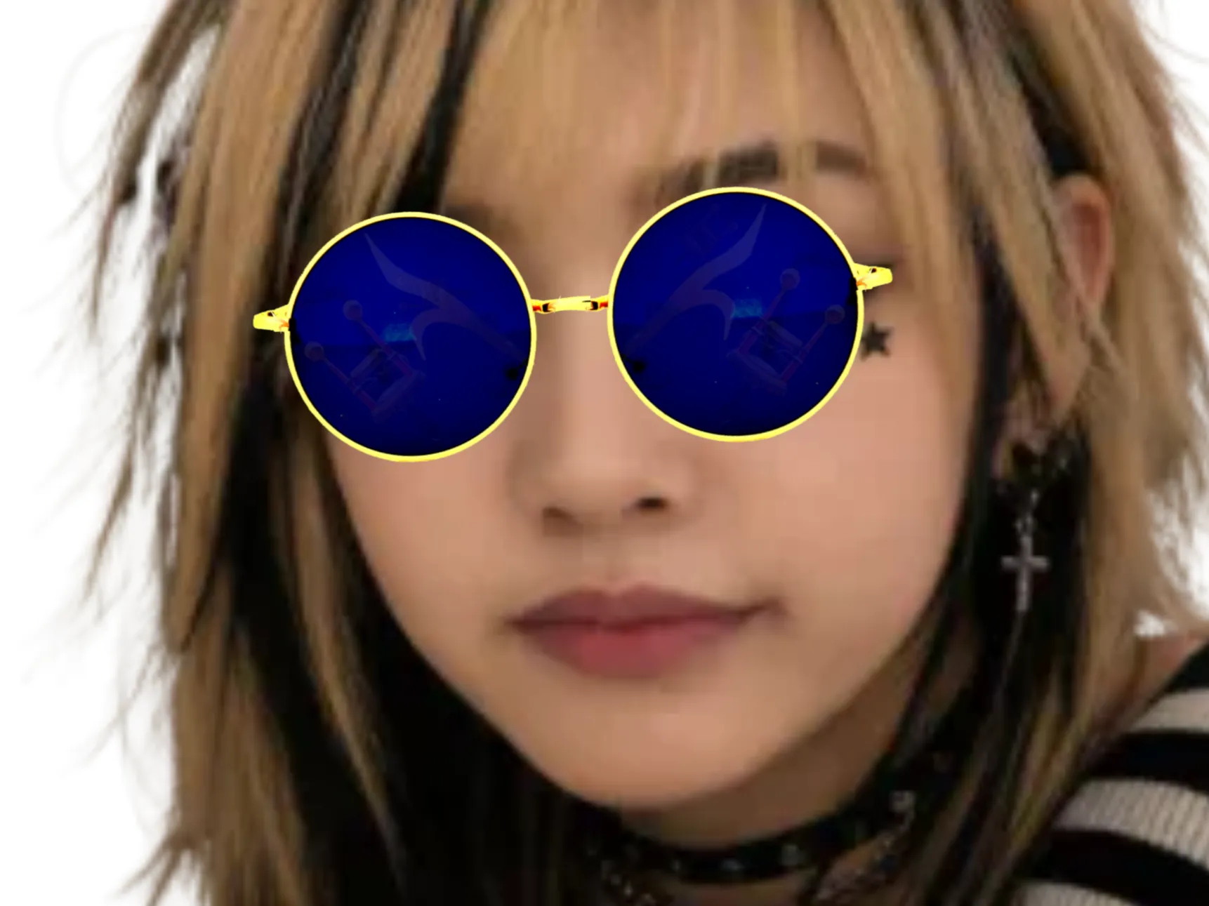 Sticker sperm2kj lunettes lisa goth par Sperm2kj