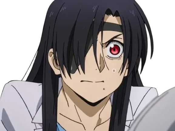 Sticker asa yomi no tsugai daemons of the shadow realm anime ado cache oeil fille par Brad
