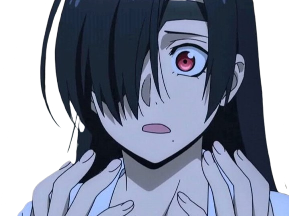 Sticker asa yomi no tsugai daemons of the shadow realm anime ado cache oeil fille par Brad