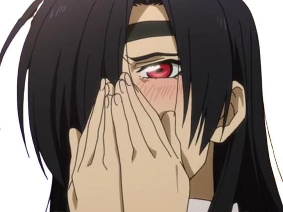 Sticker asa yomi no tsugai daemons of the shadow realm anime ado cache oeil fille par Brad