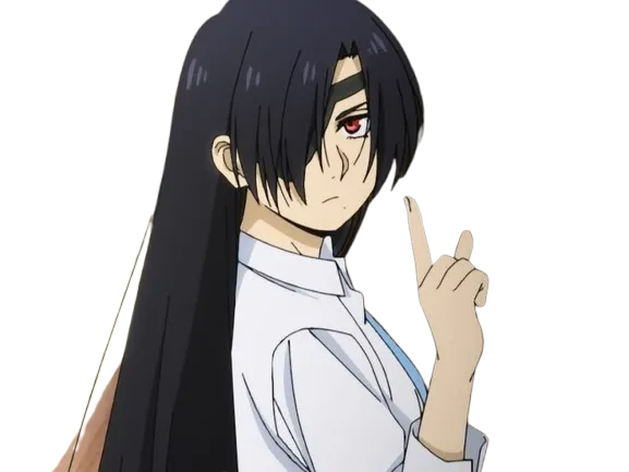 Sticker asa yomi no tsugai daemons of the shadow realm anime ado cache oeil fille par Brad