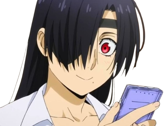 Sticker asa yomi no tsugai daemons of the shadow realm anime ado cache oeil fille par Brad