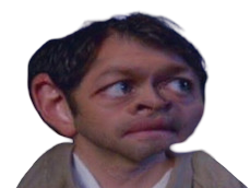 Sticker supernatural castiel nain petit difforme deforme elfe hobbit par XDREAD
