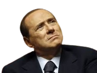 Sticker silvio berlusconi il cavaliere homme politique affaires italien classe bg foot premier ministre italie par PubliusOvidius