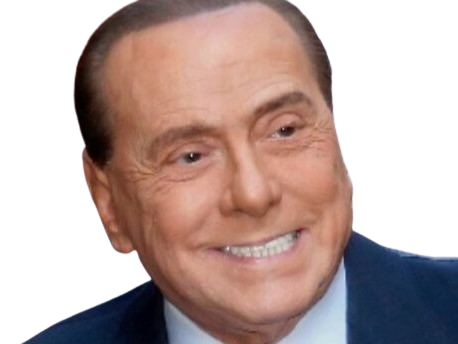 Sticker silvio berlusconi il cavaliere homme politique affaires italien classe bg foot premier ministre italie par PubliusOvidius
