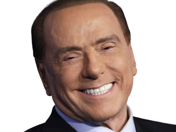 Sticker silvio berlusconi il cavaliere homme politique affaires italien classe bg foot premier ministre italie par PubliusOvidius