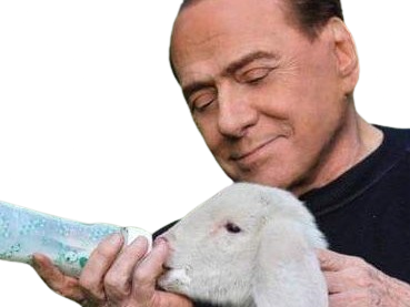 Sticker silvio berlusconi il cavaliere homme politique affaires italien classe bg foot premier ministre italie par PubliusOvidius