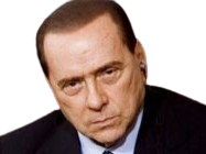 Sticker silvio berlusconi il cavaliere homme politique affaires italien classe bg foot premier ministre italie par PubliusOvidius
