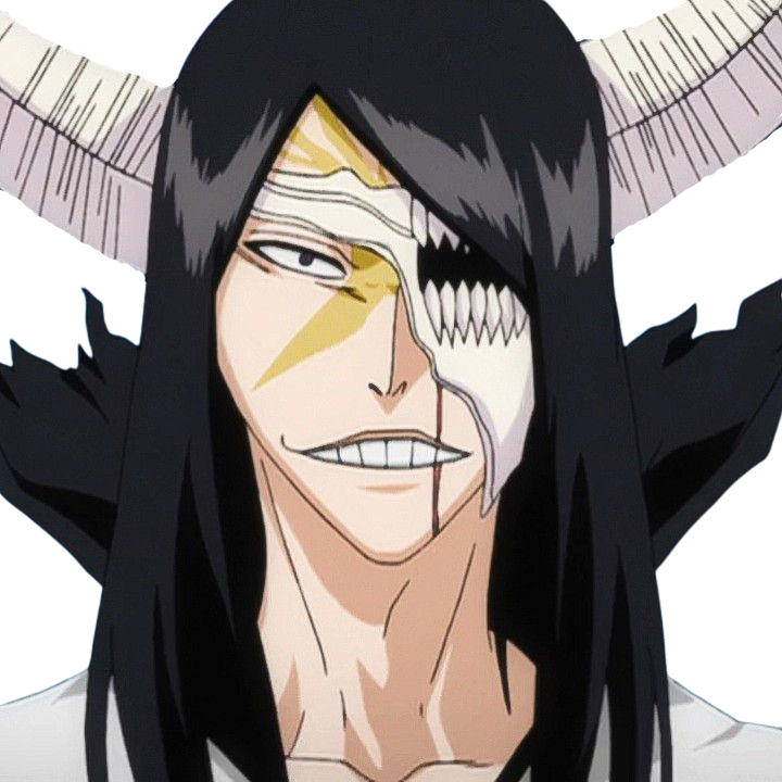 Sticker nnoitra gilga bleach cheveux noir masque trou arrancar fic bloop resurrection par Bl0op