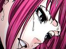 riruka dokugamine bleach cheveux yeux rouge bonnet couettes frange fullbring fic bloop