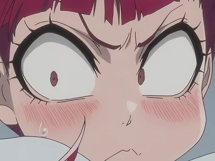 Sticker riruka dokugamine bleach cheveux yeux rouge bonnet couettes frange fullbring fic bloop par Bl0op