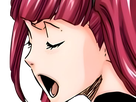 riruka dokugamine bleach cheveux yeux rouge bonnet couettes frange fullbring fic bloop