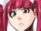 riruka dokugamine bleach cheveux yeux rouge bonnet couettes frange fullbring fic bloop