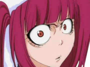 Sticker riruka dokugamine bleach cheveux yeux rouge bonnet couettes frange fullbring fic bloop par Bl0op