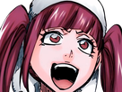 riruka dokugamine bleach cheveux yeux rouge bonnet couettes frange fullbring fic bloop