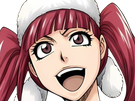 riruka dokugamine bleach cheveux yeux rouge bonnet couettes frange fullbring fic bloop