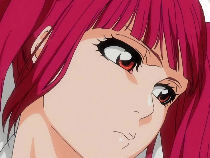 Sticker riruka dokugamine bleach cheveux yeux rouge bonnet couettes frange fullbring fic bloop par Bl0op