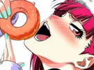 riruka dokugamine bleach cheveux yeux rouge bonnet couettes frange fullbring fic bloop