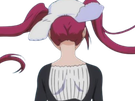 riruka dokugamine bleach cheveux yeux rouge bonnet couettes frange fullbring fic bloop