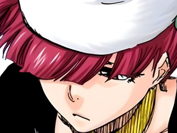 Sticker riruka dokugamine bleach cheveux yeux rouge bonnet couettes frange fullbring fic bloop par Bl0op