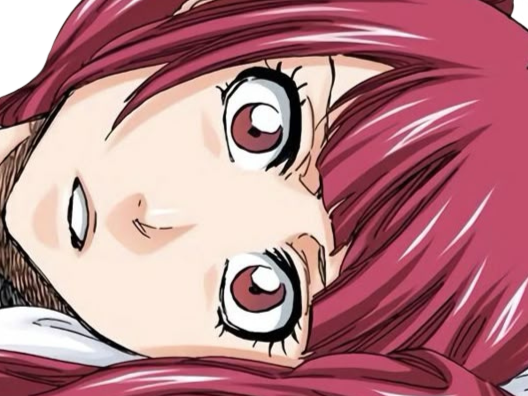 Sticker riruka dokugamine bleach cheveux yeux rouge bonnet couettes frange fullbring fic bloop par Bl0op