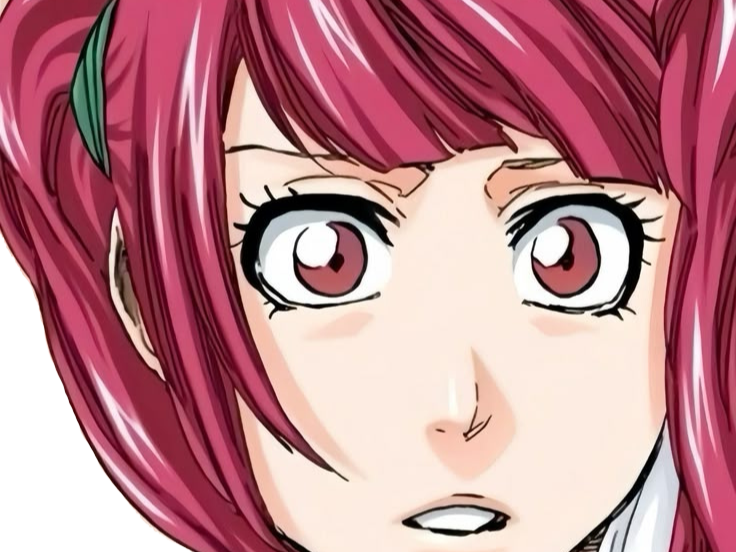 Sticker riruka dokugamine bleach cheveux yeux rouge bonnet couettes frange fullbring fic bloop par Bl0op