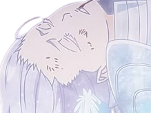 Sticker rukia kuchiki bleach bankai cheveux yeux blanc bleu glace yuki onna yuki onna fic bloop par Bl0op