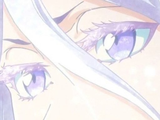 Sticker rukia kuchiki bleach bankai cheveux yeux blanc bleu glace yuki onna yuki onna fic bloop par Bl0op
