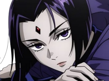 Sticker raven teen titans violet pourpre dc comics demi demone trichoporphyree indigo par PubliusOvidius