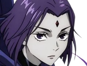 Sticker raven teen titans violet pourpre dc comics demi demone trichoporphyree indigo par PubliusOvidius