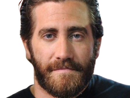 Sticker jake gyllenhaal acteur barbe homme brun trentaine trentenaire yeux bleus par PubliusOvidius