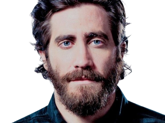 Sticker jake gyllenhaal acteur barbe homme brun trentaine trentenaire yeux bleus par PubliusOvidius