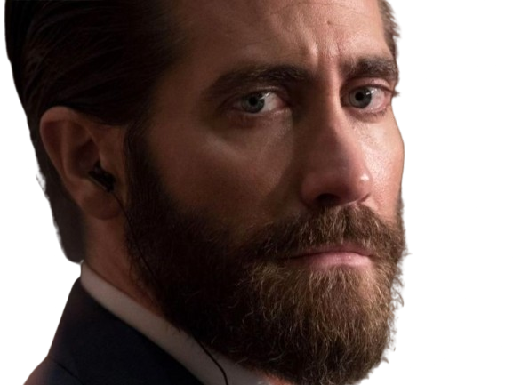 Sticker jake gyllenhaal acteur barbe homme brun trentaine trentenaire yeux bleus par PubliusOvidius