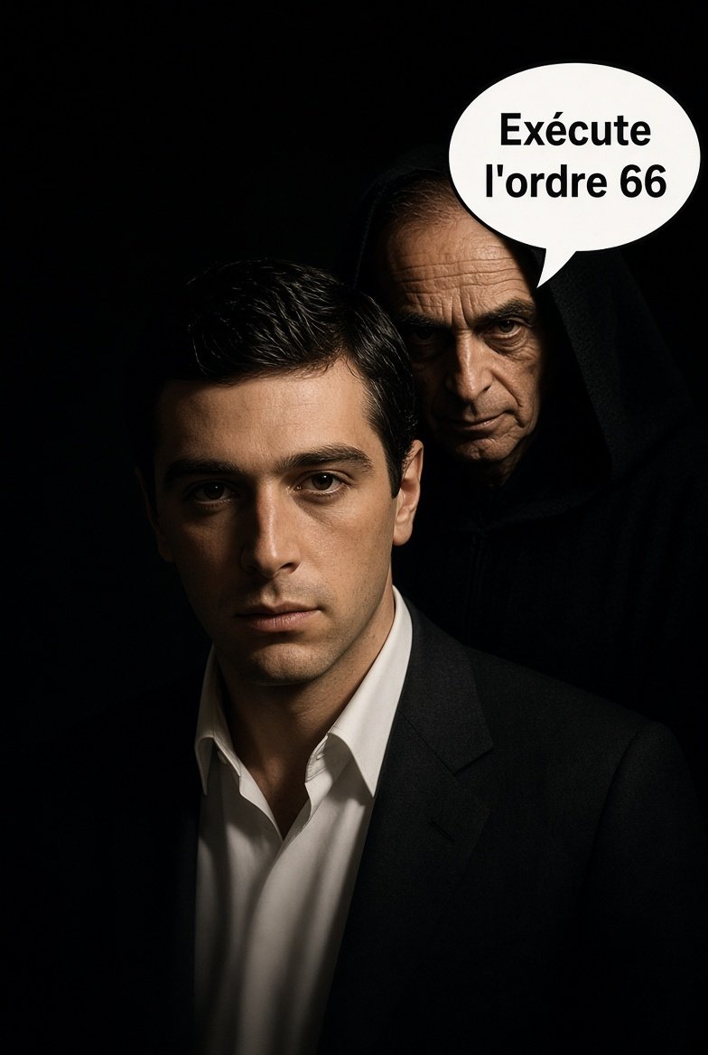 Sticker zemmour bardella parrain corleone mafia sidious 66 par aureliusback1