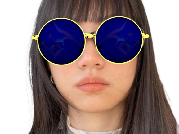 Sticker lunettes sperm2kj boude kj par Sperm2kj