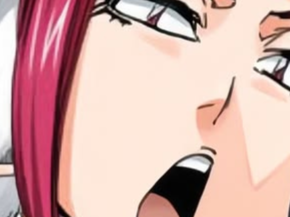 Sticker riruka dokugamine bleach cheveux yeux rouge bonnet couettes frange fullbring fic bloop par Bl0op