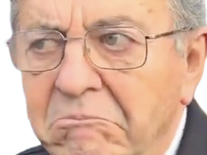 Sticker jean luc melenchon lfi gauche gauchiste ahi mepris naussee gerbe degout ecoeure degeux choc choque par ProlapsusDeBHL