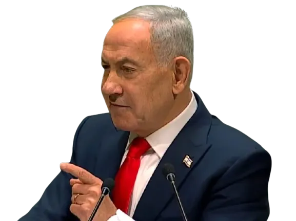 Sticker benjamin netanyahu bibi israel sioniste satan moustache de adolf realisee sans trucage par bousebear
