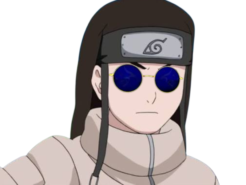 Sticker neji redpill redpilled naruto lunettes bleues par Manu_Macaron