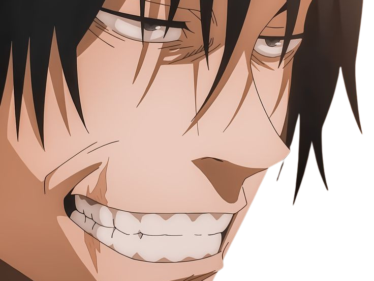 Sticker toji fushiguro jujutsu kaisen jjk jean du bellay cheveux noir cicatrice fic bloop par Bl0op