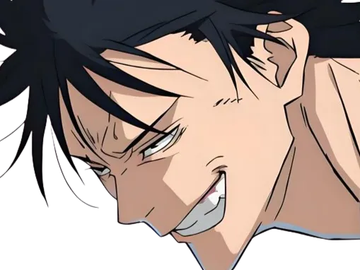 Sticker toji fushiguro jujutsu kaisen jjk jean du bellay cheveux noir cicatrice fic bloop par Bl0op