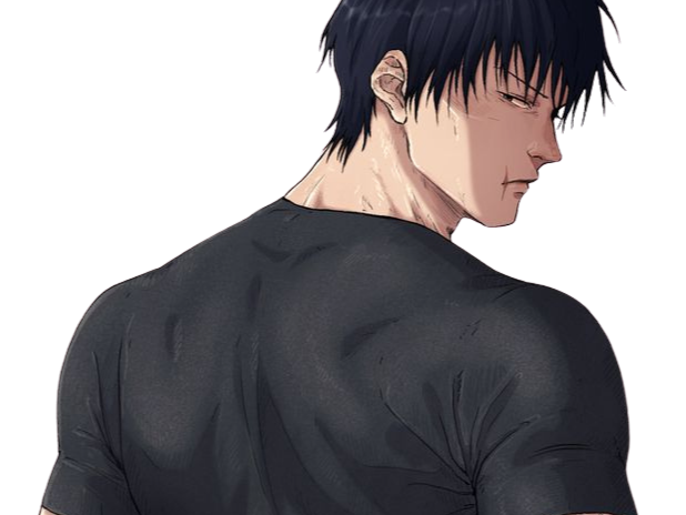 Sticker toji fushiguro jujutsu kaisen jjk jean du bellay cheveux noir cicatrice fic bloop par Bl0op