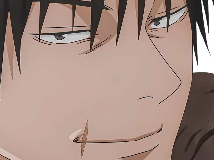 Sticker toji fushiguro jujutsu kaisen jjk jean du bellay cheveux noir cicatrice fic bloop par Bl0op