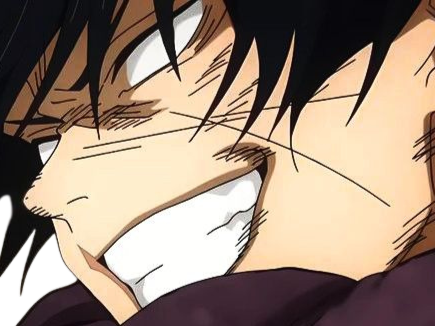 Sticker toji fushiguro jujutsu kaisen jjk jean du bellay cheveux noir cicatrice fic bloop par Bl0op