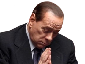 Sticker silvio berlusconi il cavaliere homme politique affaires italien classe bg foot premier ministre italie par PubliusOvidius