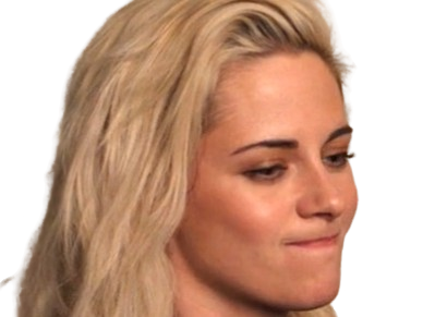 Sticker kristen stewart actrice americaine blonde yeux verts femme sans lunettes annees 2022 2020s par PubliusOvidius