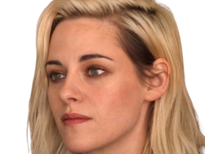 Sticker kristen stewart actrice americaine blonde yeux verts femme sans lunettes annees 2022 2020s par PubliusOvidius
