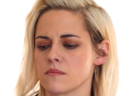 Sticker kristen stewart actrice americaine blonde yeux verts femme sans lunettes annees 2022 2020s par PubliusOvidius