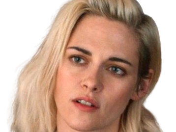 Sticker kristen stewart actrice americaine blonde yeux verts femme sans lunettes annees 2022 2020s par PubliusOvidius